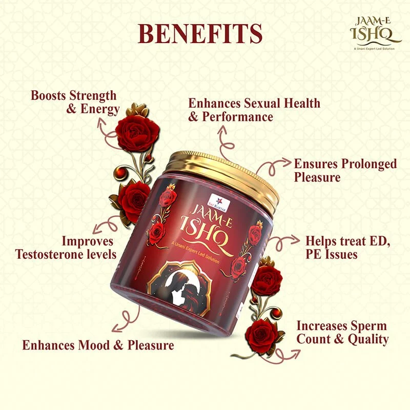 Jaam e ishq Best Unani Medicine for Strength Stamina Unani Medicine for Infertility - Image 3