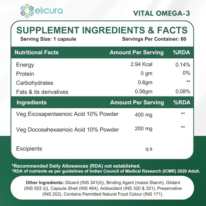 Vital Omega-3 Supplement - 60 Capsules - Image 5