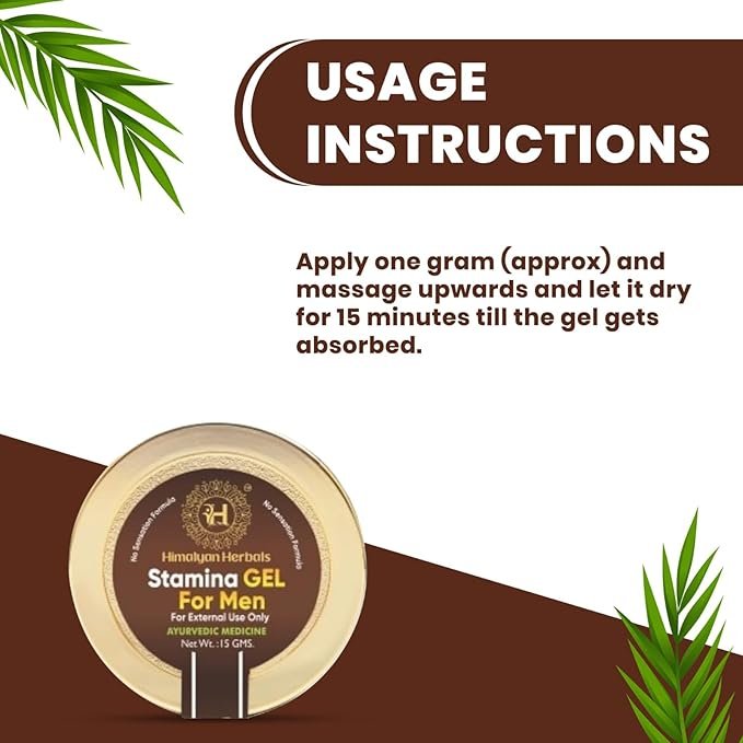 Herbal's Strength&Stamina Fast Acting Long Last Premium Gel With No Sensation Formula|15 Grams Pack|Only For Men - Image 3