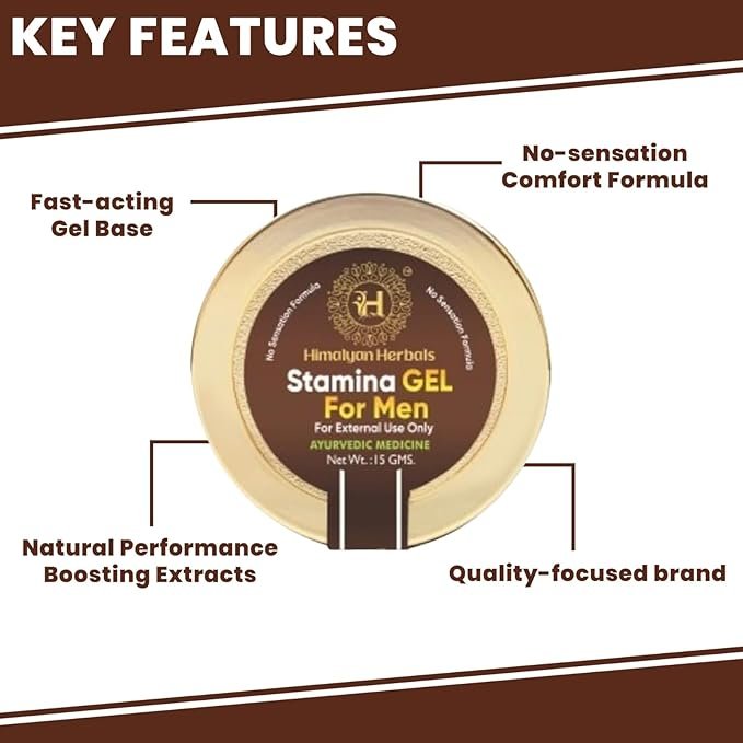 Herbal's Strength&Stamina Fast Acting Long Last Premium Gel With No Sensation Formula|15 Grams Pack|Only For Men - Image 2