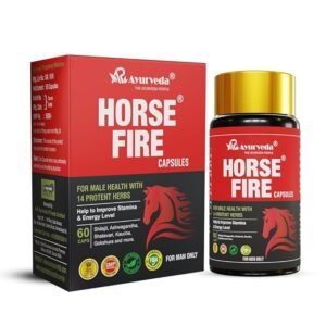 Horse Fire Capsule, Strength & Stamina Booster For Men Wellness (Pack of 60 Capsules), 150 grams
