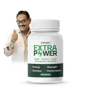 Extra Power Capsules | Ayurvedic Stamina Booster With Shilajit, Ashwagandha, Safed Musli, Kaunch & More | Natural Vitality & Endurance Support | 60 Capsules