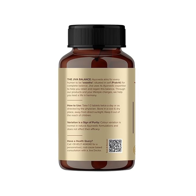 Jiva Amla Tablets 500mg 240 Tablets | 100% Herbs Used, Rich In Vitamin C | Rich In Antioxidants | Improves Digestion | Enhances Vision - 120 Tablet (Pack of 2) - Image 3