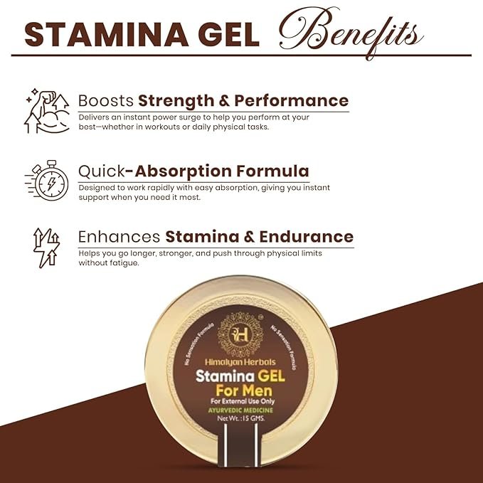 Herbal's Strength&Stamina Fast Acting Long Last Premium Gel With No Sensation Formula|15 Grams Pack|Only For Men - Image 4