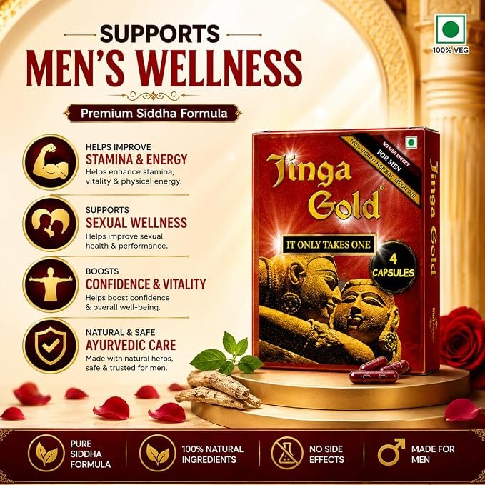 Premium Siddha Capsules for Men| Supports Men’s Sexual Wellness, Stamina, Power, Vitality & Confidence | Men’s Wellness Capsules |Natural Herbal Formula|4 Capsule - Image 4
