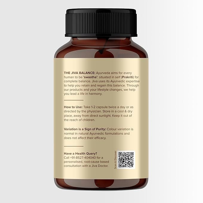 Jiva Giloy - 60 * 1 Capsule for Digestion | 100% Pure & Natural | Ageing and Immunity Boost | Herbal Supplements | Rich In Antioxidants - Image 3