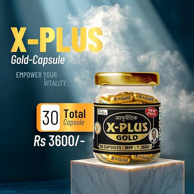 Vaidban X Plus Gold Capsule: A premium blend, this Ayurvedic formulation is expertly crafted to enhance vitality, stamina, and holistic well-being. (30 Capsule) - Image 2
