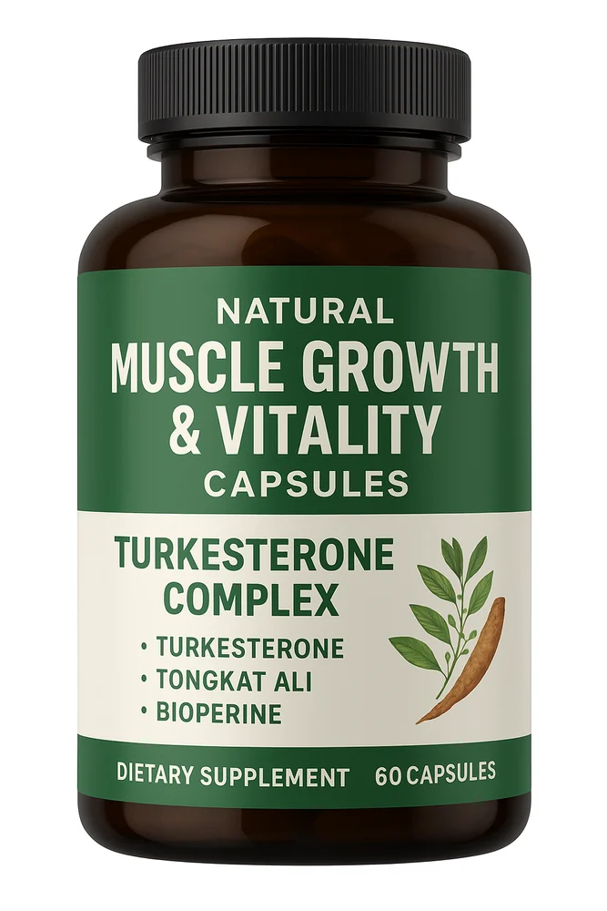 Natural Muscle Growth & Vitality Capsules Turkesterone Complex - Image 2